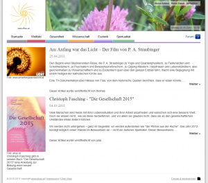 Screenshot: Ahau - Esoterik section